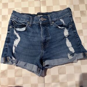 Express Jean Shorts - Shortie High Rise